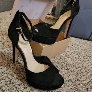 Jessica Simpson stilletos black suede